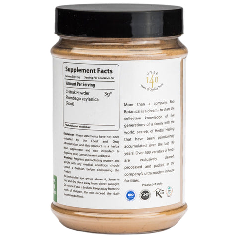 Chitrak Root Powder  Plumbago zeylanica