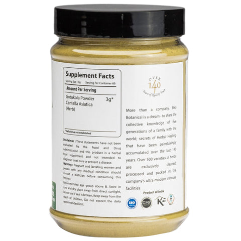 Gotukola Herb Powder  Centella Asiatica