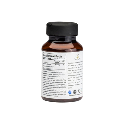 Guduchi Extract 2.5% Bitters 450mg Veg Capsules