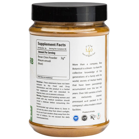 Indian rhubarb Root Powder  Rheum emodi