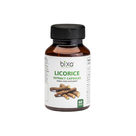 Licorice root ( Mulethi ) extract (Glycyrrhizin 25%) 450mg Veg Capsules