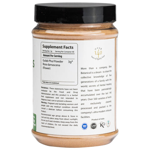 Red Rose Petals Flower Powder  Rosa damascena