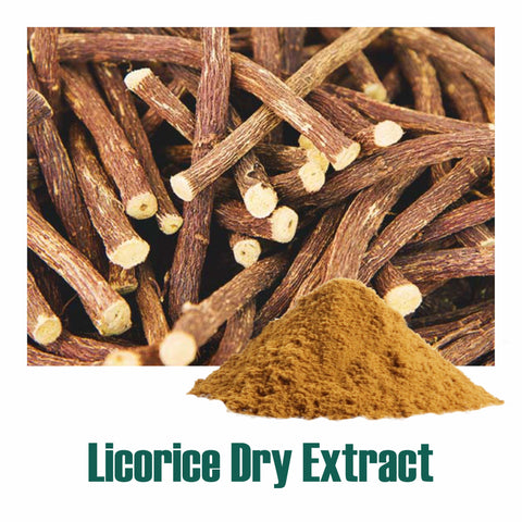 Licorice (Glycyrrhiza glabra) dry Extract - 20% Glycyrrhizin  by Gravimetry