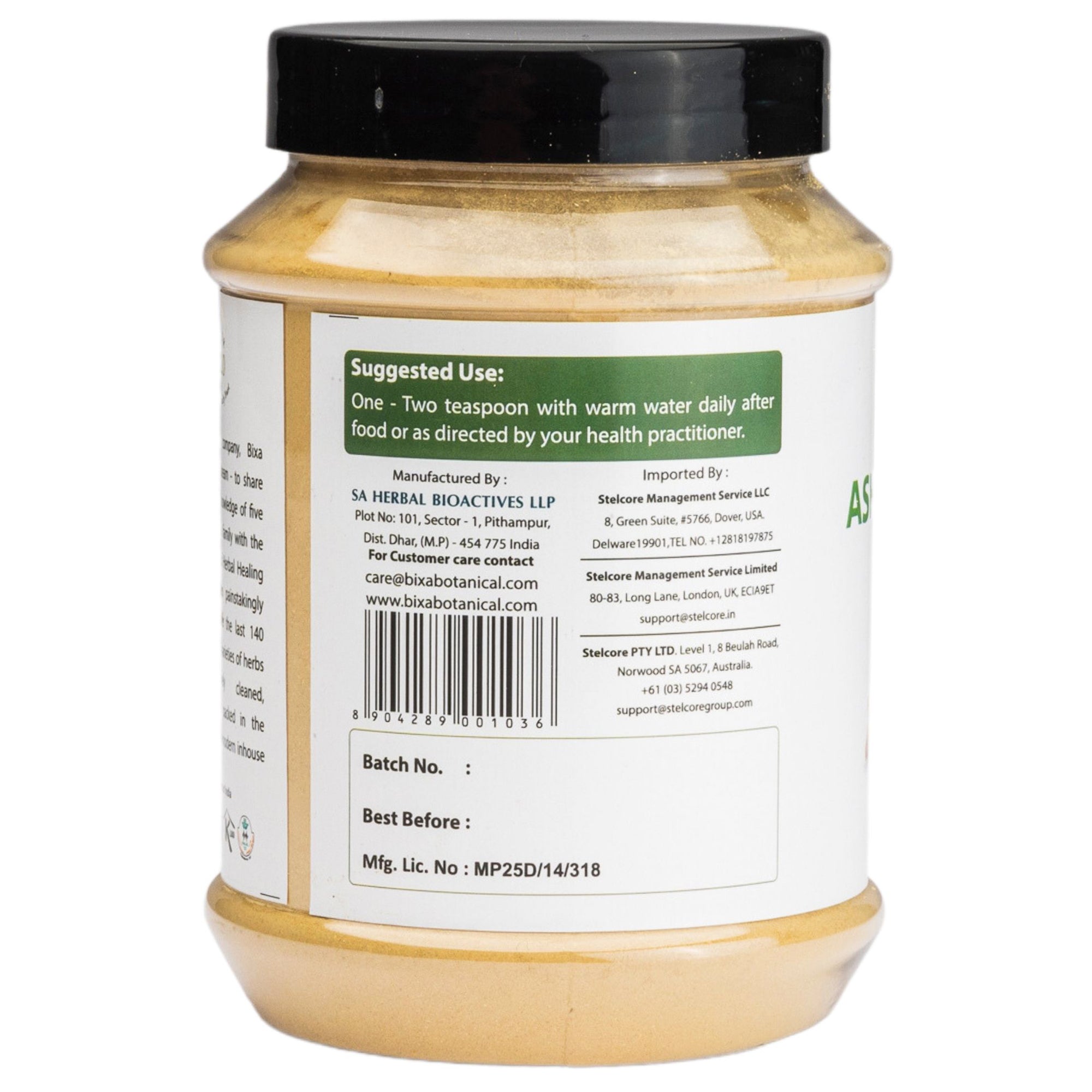 Natural Ashwagandha Root Powder Withania somnifera Herb