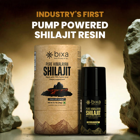 Pure Himalayan Shilajit Resin Pump 20gm | Instant Solubility | 350–400 mg Meter Dose