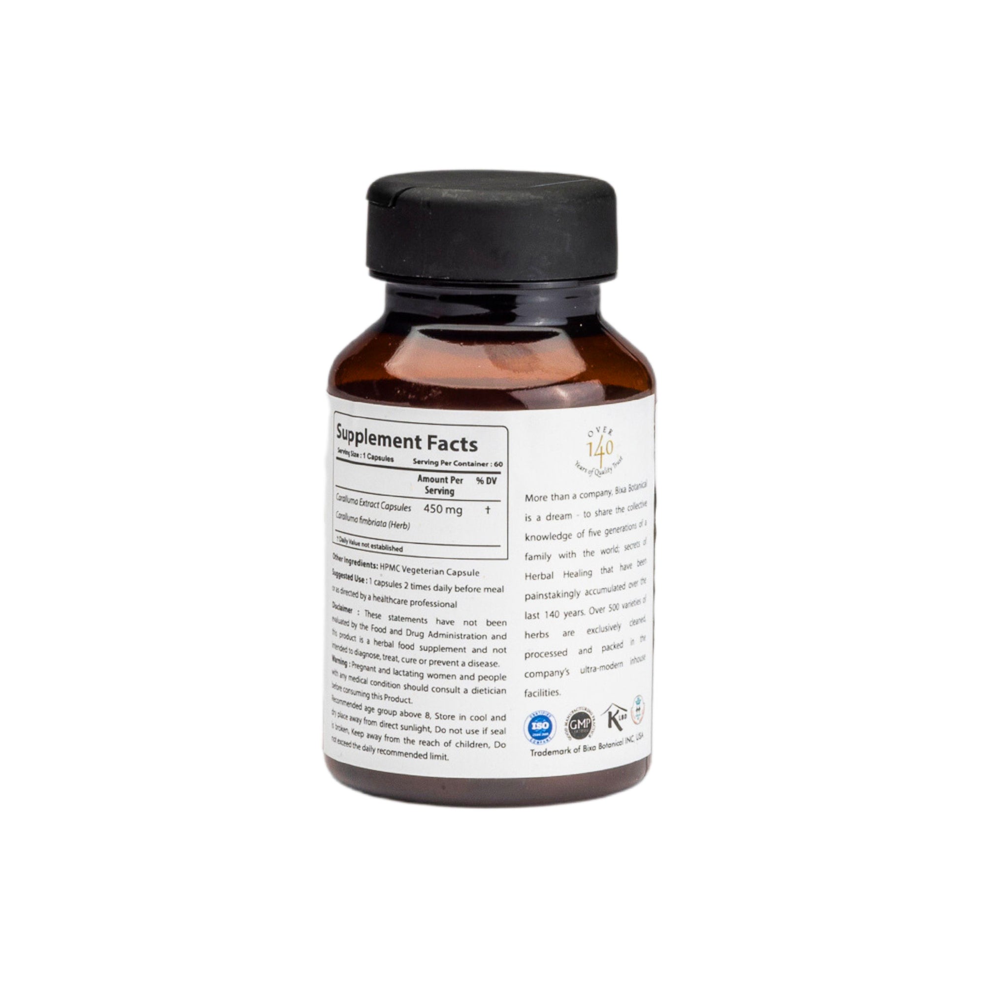 Caralluma Extract 450mg Veg Capsules