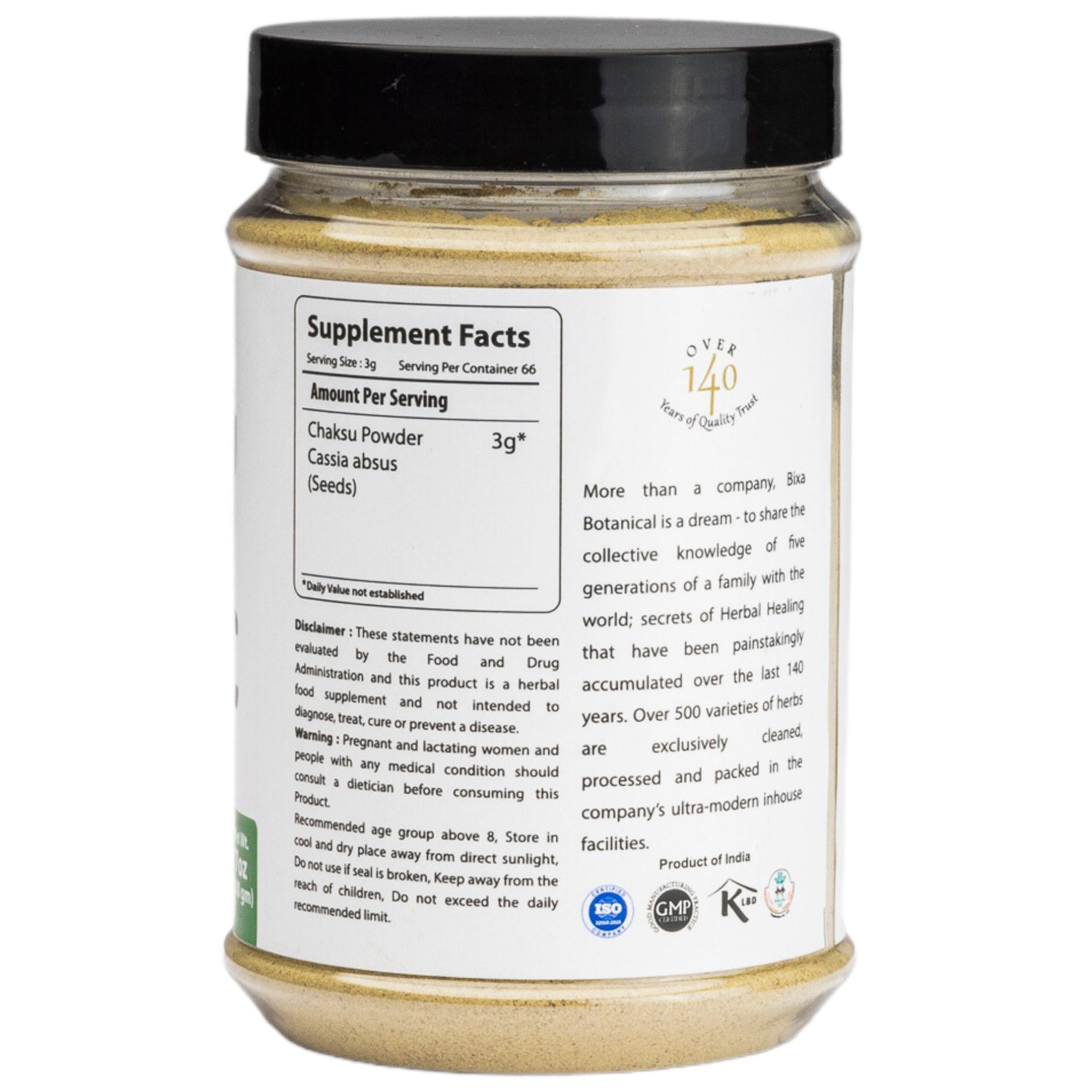 Chaksu Seed Powder  Cassia absus
