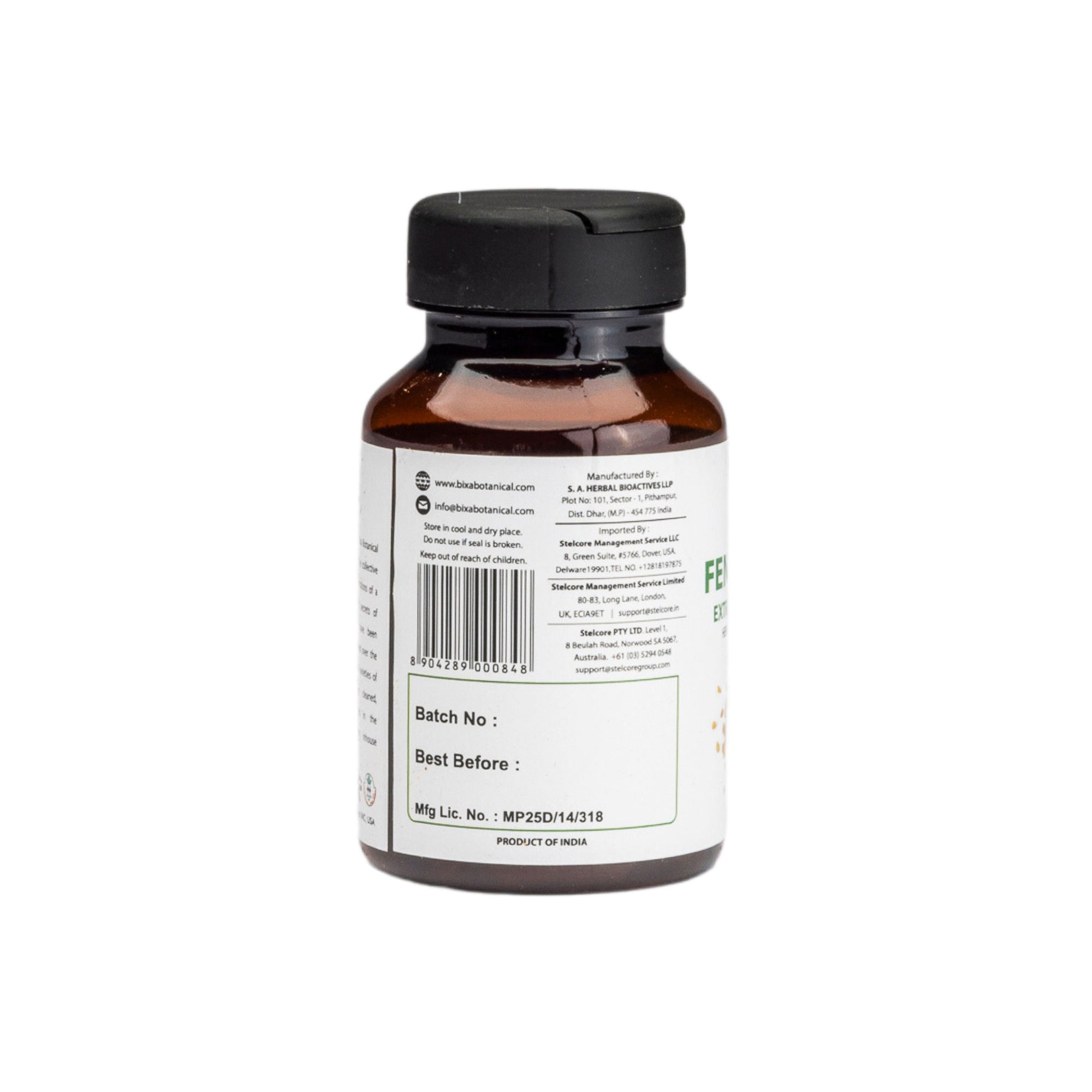 Fenugreek Extract 40% Saponins 450mg Veg Capsules