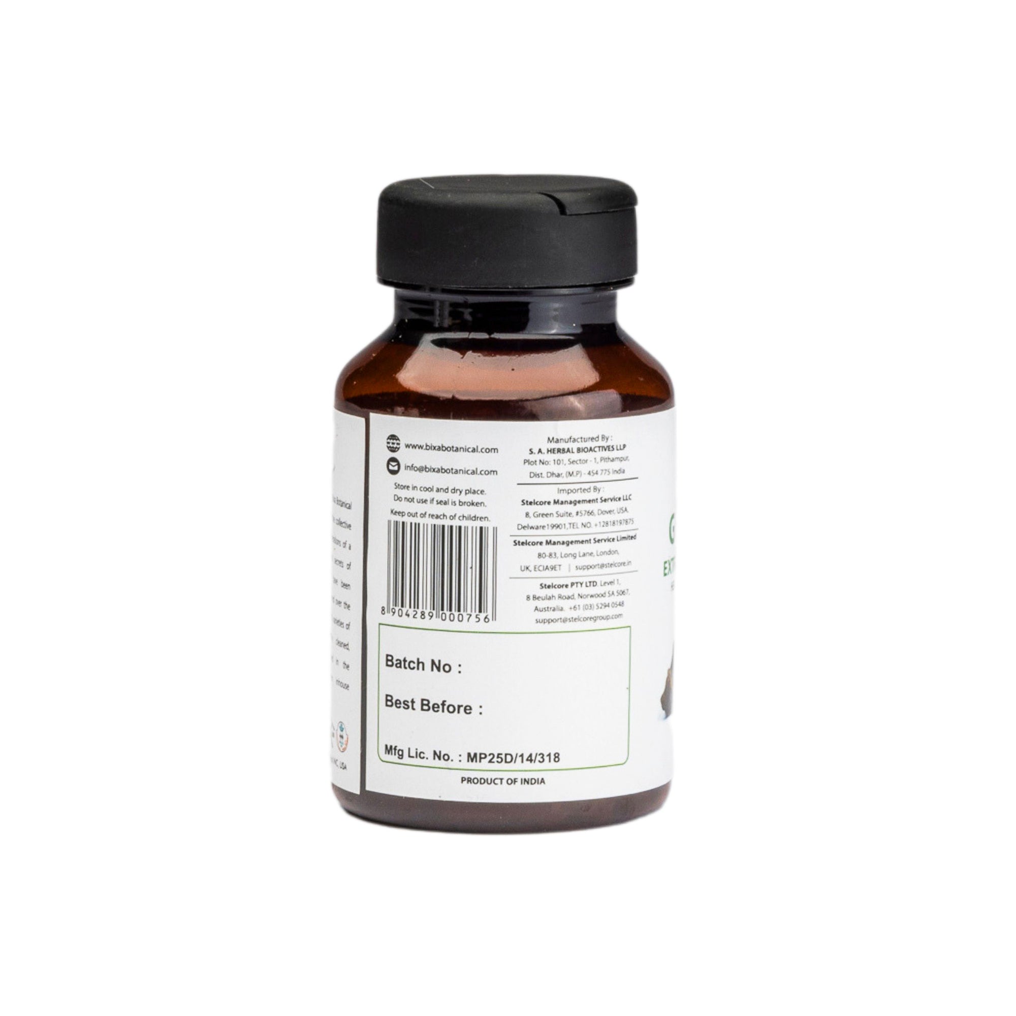 Guggul Extract (guggulsterones - 2.5%) veg capsules