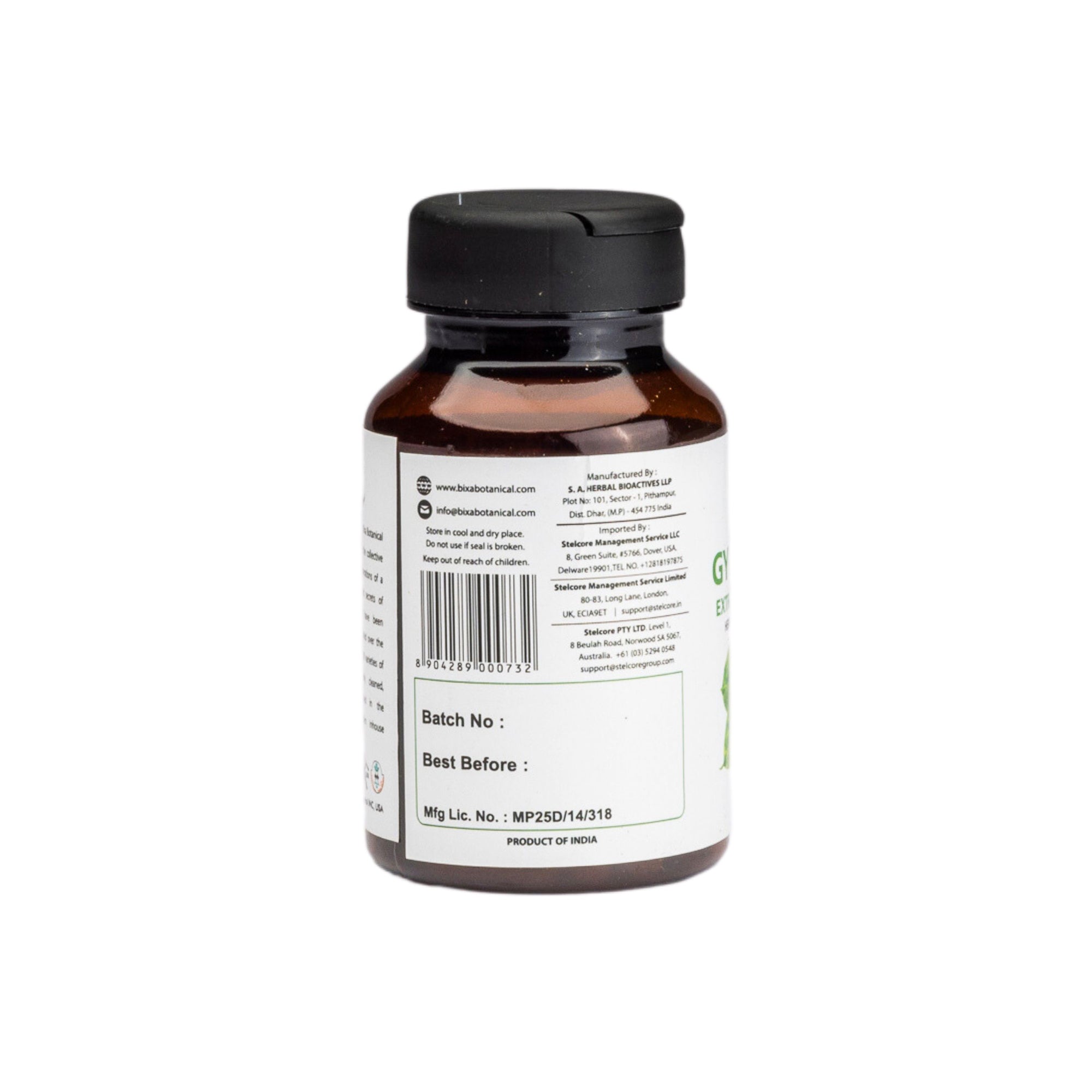 Gymnema Extract Veg Capsules | Bixa Botanical