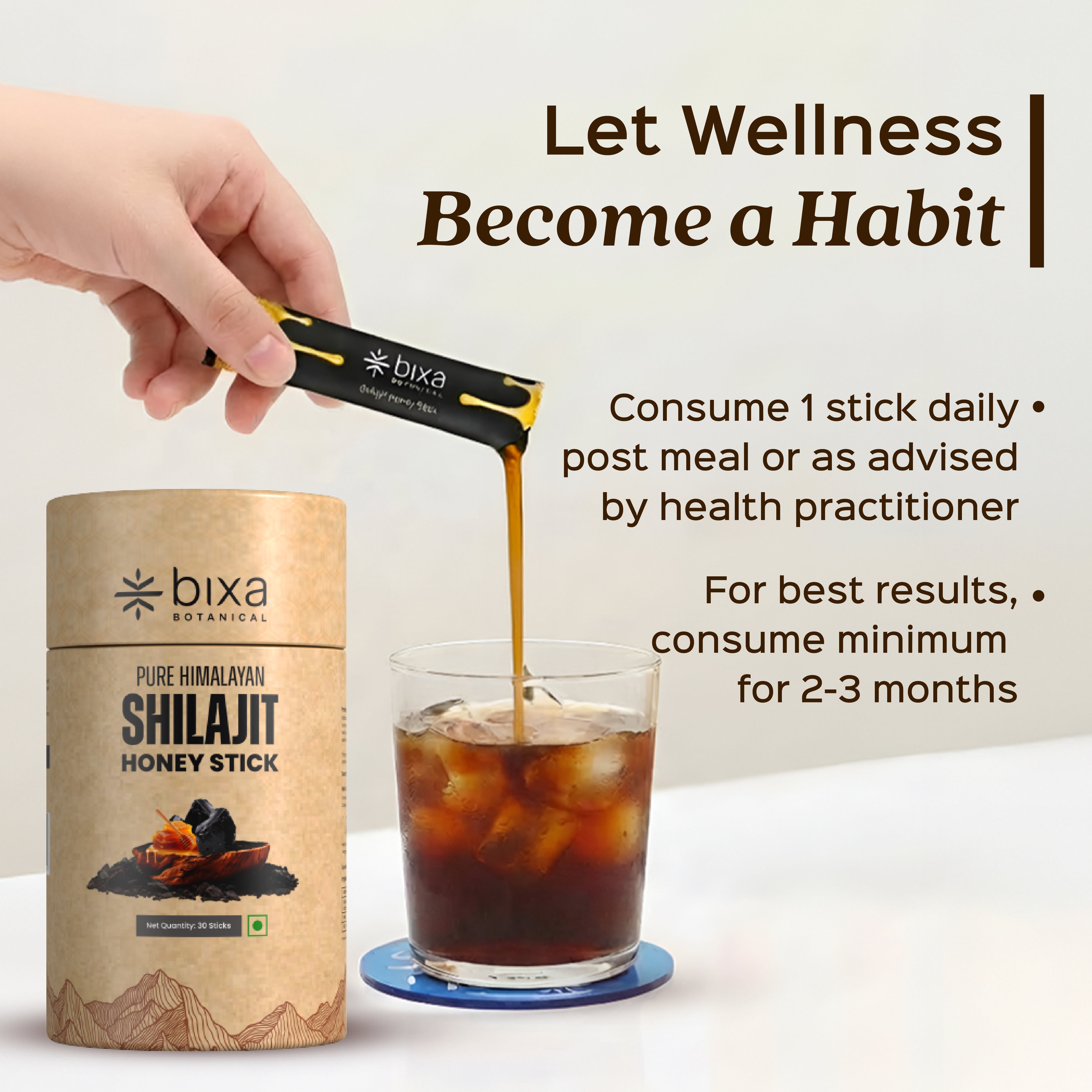 Pure Himalayan Shilajit Honey Sticks – Bixa Botanical International Pure Himalayan Shilajit Honey Sticks – Bixa Botanical International