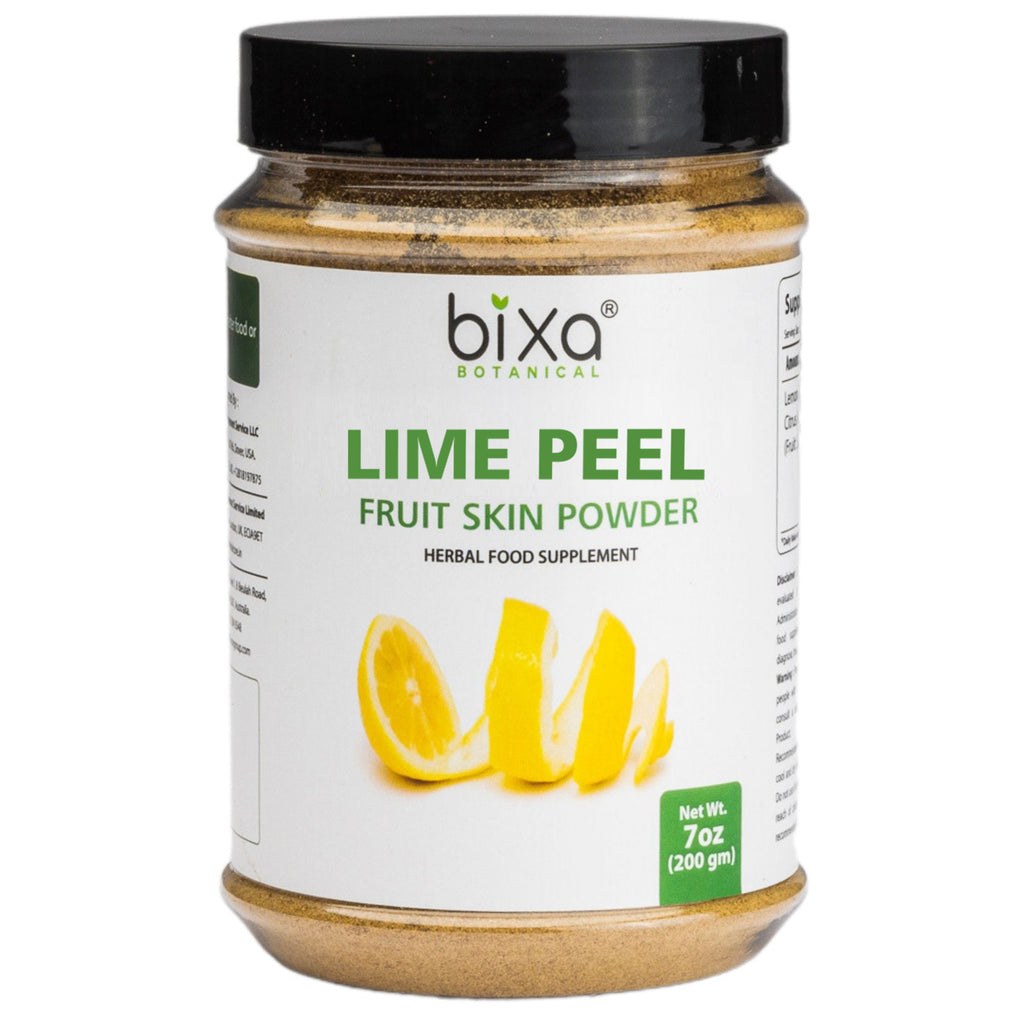 Lime Peel Powder  Citrus Aurantifolia