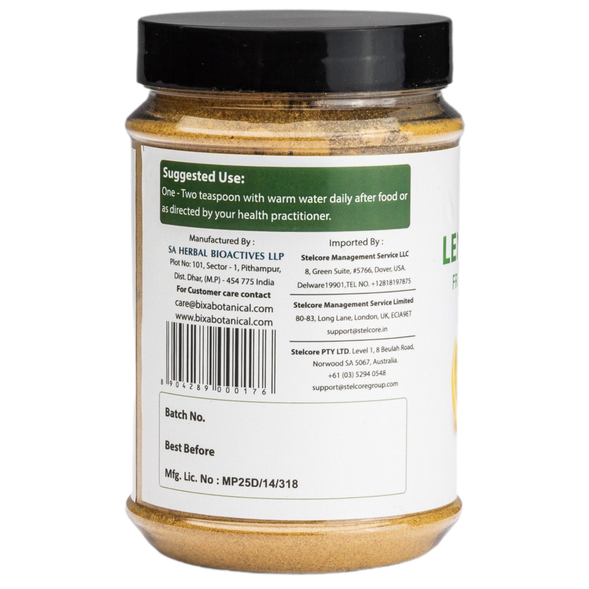 Lime Peel Powder  Citrus Aurantifolia