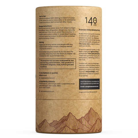 Pure Himalayan Shilajit Resin Pump 20gm | Instant Solubility | 350–400 mg Meter Dose