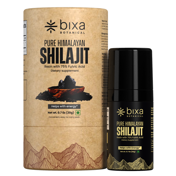Pure Himalayan Shilajit Resin Pump 20gm | Instant Solubility | 350–400 mg Meter Dose