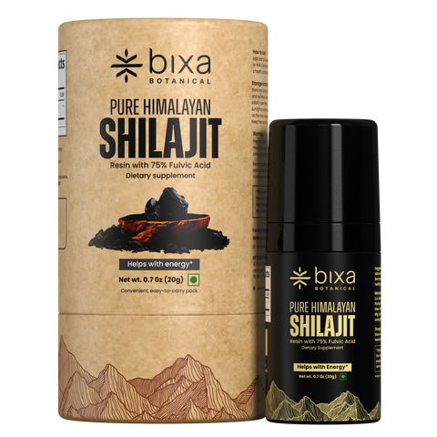 Pure Himalayan Shilajit Resin Pump 20gm | Instant Solubility | 350–400 mg Meter Dose