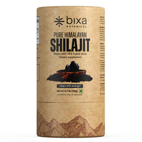 Pure Himalayan Shilajit Resin Pump 20gm | Instant Solubility | 350–400 mg Meter Dose