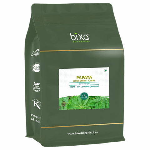 Papaya leaf dry Extract  - 30% Saponnins by Gravimetry