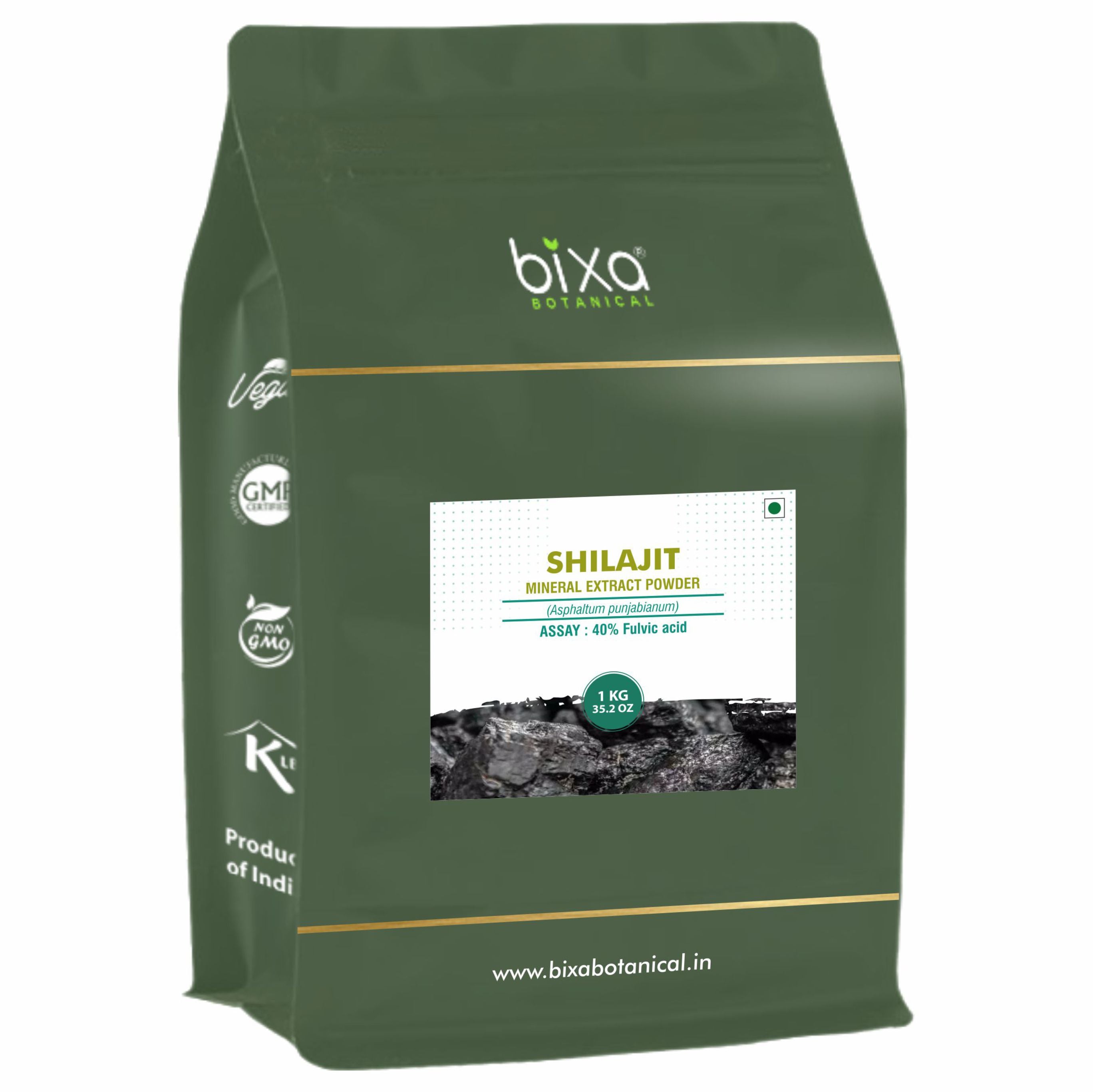 Shilajit (Asphaltum) dry Extract - 40% Fulvic acid by Gravimetry