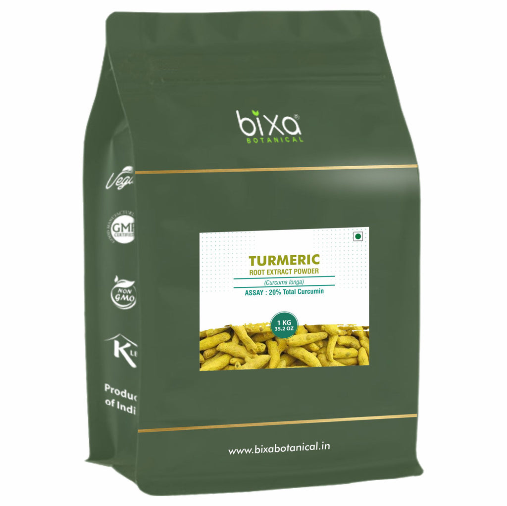 Turmeric / Haldi (Curcuma longa) Dry Extract - 20% Total Curcumin by HPLC